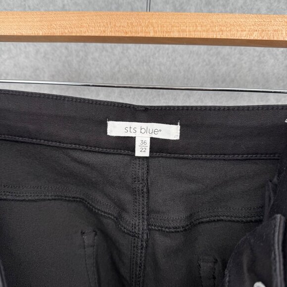 STS Blue Womens Ellie High Rise Skinny Jean Plus Size 22W Black Stretch NEW - Picture 7 of 14
